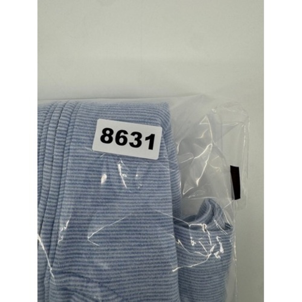 Vineyard Vines Quarter Zip Pullover Womens Large Light Blue Stripe Shep Shirt - Picture 7 of 10